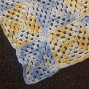 Handmade crochet baby blanket